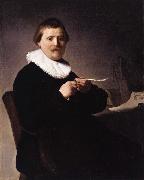 Portrait of a man trimming his quill (mk33) REMBRANDT Harmenszoon van Rijn